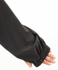 OLCGD09119 eur3(エウルキューブ) 【WEB先行販売】【大きいサイズ/機能素材アイテム】接触冷感フレアラッシュガード ブラック