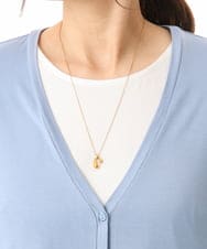 OLCGD14089 eur3(エウルキューブ) 【大きいサイズ/接触冷感/UVカット】Aライン長袖カーディガン ライトブルー