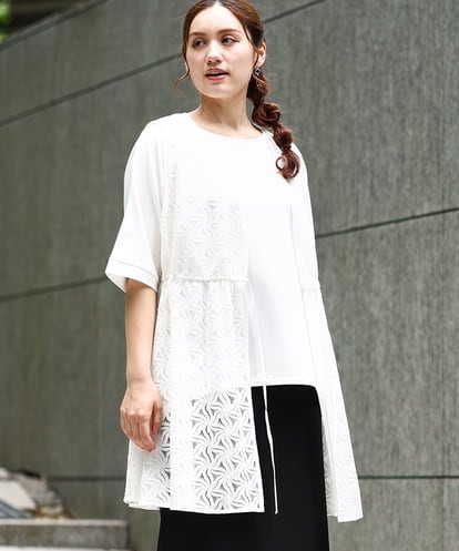 OLCHA12099 eur3 【WEB先行販売】【大きいサイズ】レースジレ
