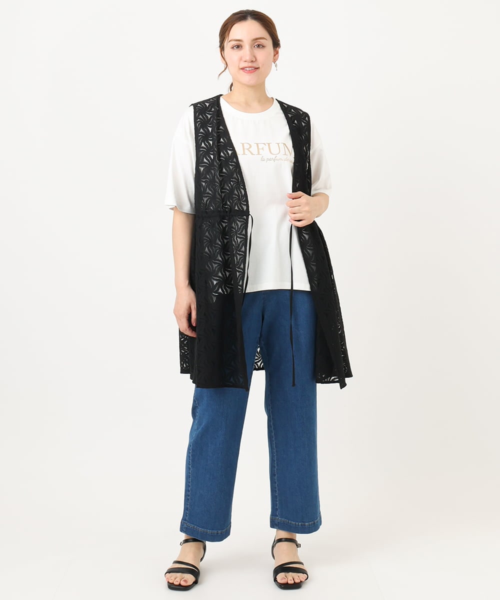 OLCHA12099 eur3(エウルキューブ) 【WEB先行販売】【大きいサイズ】レースジレ ブラック(94)