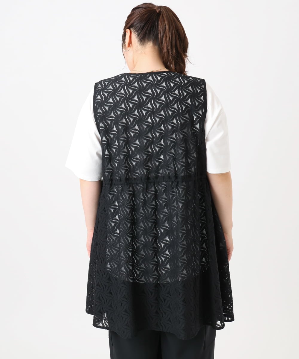OLCHA12099 eur3(エウルキューブ) 【WEB先行販売】【大きいサイズ】レースジレ ブラック(94)