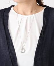 OLCHA21089 eur3(エウルキューブ) 【WEB先行販売】【大きいサイズ/接触冷感】ハーフスリーブカーディガン ネイビー(57)