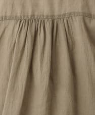 OLCHD11099 eur3(エウルキューブ) 【大きいサイズ】シア―Vネックカーディガン カーキ