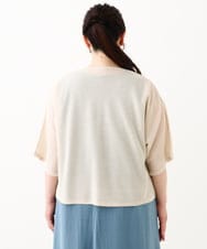 OLCHV12089 eur3(エウルキューブ) 【大きいサイズ】ボレロカーディガン アイボリー(80)