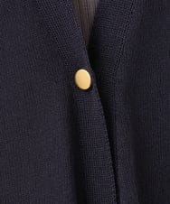 OLCHV13089 eur3(エウルキューブ) 【大きいサイズ/接触冷感】洗える半袖トッパーカーディガン ネイビー(57)