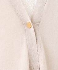 OLCHV13089 eur3(エウルキューブ) 【大きいサイズ/接触冷感】洗える半袖トッパーカーディガン ライトグレー(91)