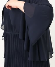 OLCIA13099 eur3(エウルキューブ) 【大きいサイズ】ジョーゼットボレロ ネイビー(57)