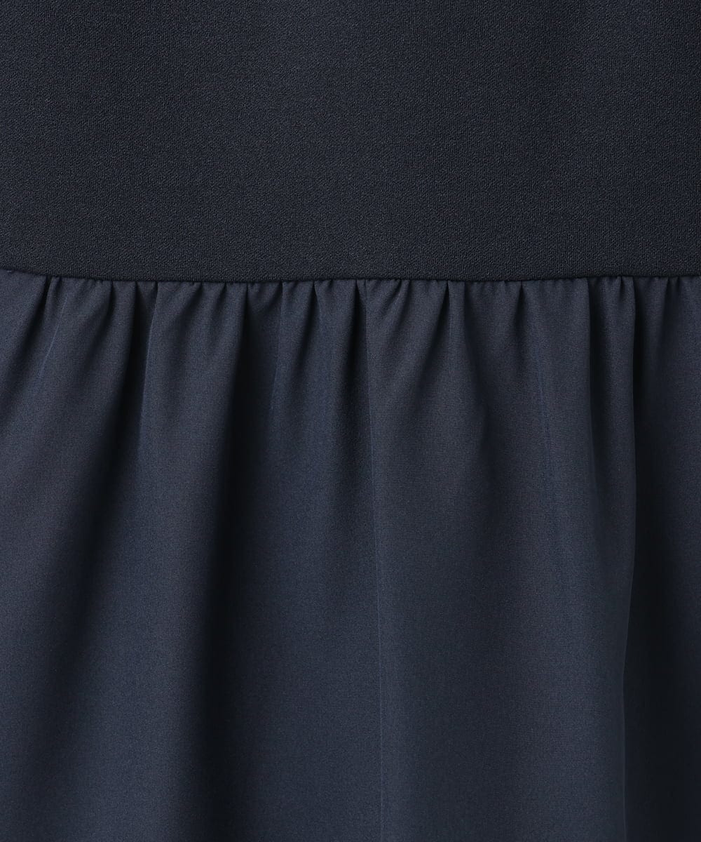 OLCIA26119 eur3(エウルキューブ) 【大きいサイズ/セットアップ対応】Vネックバックフレアベスト ネイビー(57)