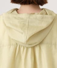 OLCID13109 eur3(エウルキューブ) 【WEB先行販売】【大きいサイズ／接触冷感】シア―フーディブラウス ライトイエロー