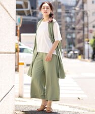 OLCIP16090 eur3(エウルキューブ) 【大きいサイズ/11号サイズあり/セットアップ対応】ドレープシアージレ ライトグリーン(30)