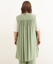 OLCIP16090 eur3(エウルキューブ) 【大きいサイズ/11号サイズあり/セットアップ対応】ドレープシアージレ ライトグリーン(30)