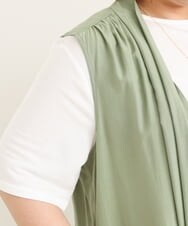 OLCIP16090 eur3(エウルキューブ) 【大きいサイズ/11号サイズあり/セットアップ対応】ドレープシアージレ ライトグリーン(30)