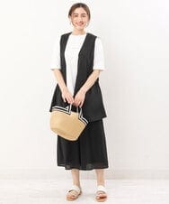OLCIS20080 eur3(エウルキューブ) 【大きいサイズ/セットアップ対応可】シアーヴィンテージイレヘムジレ ブラック(94)