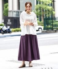 OLCJA01119 eur3(エウルキューブ) 【大きいサイズ】レースジップアップフーディー ホワイト(90)
