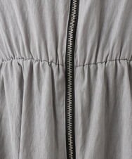 OLCJD01099 eur3(エウルキューブ) 【大きいサイズ/LAVEANGE×eur3】フロントファスナーシア―ブルゾン グレー