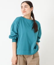 OLCJP05070 eur3(エウルキューブ) 【大きいサイズ】前後2WAYリングドットカーディガン グリーン(35)