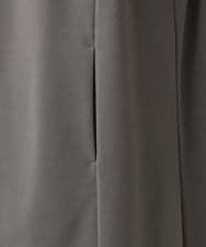 OLCKA02099 eur3(エウルキューブ) 【大きいサイズ】カットジョーゼットジレ ダークグレー(93)