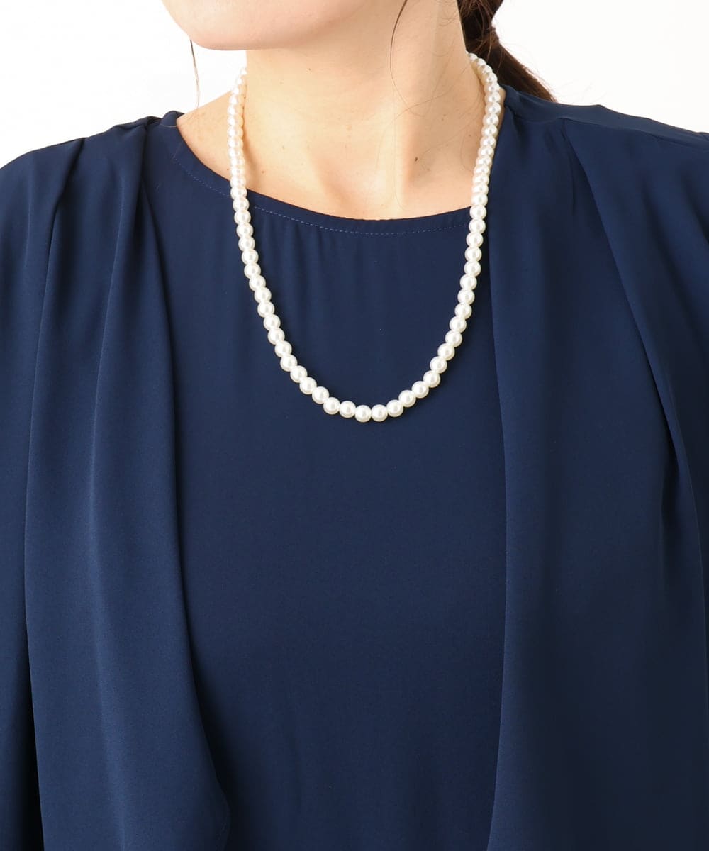 OLCLA06099 eur3(エウルキューブ) 【大きいサイズ】レースコンビボレロ ネイビー(57)