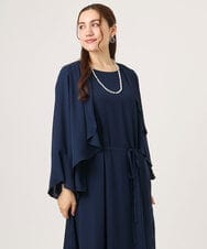 OLCLA06099 eur3(エウルキューブ) 【大きいサイズ】レースコンビボレロ ネイビー(57)