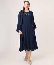 OLCLA06099 eur3(エウルキューブ) 【大きいサイズ】レースコンビボレロ ネイビー(57)