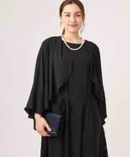 OLCLA06099 eur3(エウルキューブ) 【大きいサイズ】レースコンビボレロ ブラック(94)