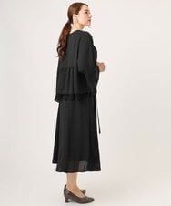 OLCLA06099 eur3(エウルキューブ) 【大きいサイズ】レースコンビボレロ ブラック(94)