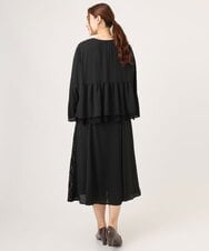 OLCLA06099 eur3(エウルキューブ) 【大きいサイズ】レースコンビボレロ ブラック(94)