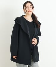 OLCLP12180 eur3(エウルキューブ) 【大きいサイズ】コクーンシルエットコート ネイビー(57)