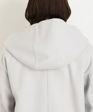 OLCLP12180 eur3(エウルキューブ) 【大きいサイズ】コクーンシルエットコート ライトグレー(91)