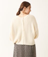 OLCLS07089 eur3(エウルキューブ) 【大きいサイズ】洗える2WAYカーディガン アイボリー(80)