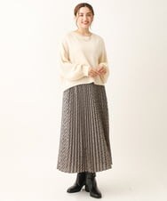 OLCLS07089 eur3(エウルキューブ) 【大きいサイズ】洗える2WAYカーディガン アイボリー(80)