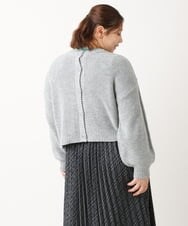 OLCLS07089 eur3(エウルキューブ) 【大きいサイズ】洗える2WAYカーディガン ライトグレー(91)