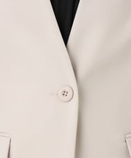 OLDDA01199 eur3(エウルキューブ) 【大きいサイズ/11号サイズあり/B-move JK/セットアップ対応】Wクロスストレッチノーカラージャケット グレージュ(89)