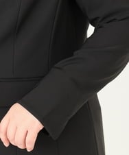 OLDDA02199 eur3(エウルキューブ) 【大きいサイズ/11号サイズあり/B-move JK/セットアップ対応】Wクロスストレッチテーラードジャケット ブラック(94)