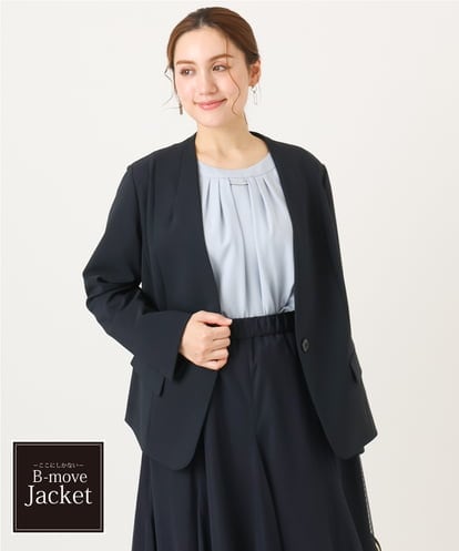 OLDDD02199 eur3 【大きいサイズ/11号サイズあり】Wクロスノーカラージャケット