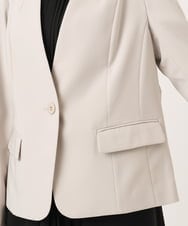 OLDDD02199 eur3(エウルキューブ) 【大きいサイズ/11号サイズあり】Wクロスノーカラージャケット グレージュ(89)