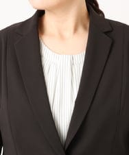 OLDDD03199 eur3(エウルキューブ) 【大きいサイズ/11号サイズあり】Wクロステーラードジャケット ブラック(94)