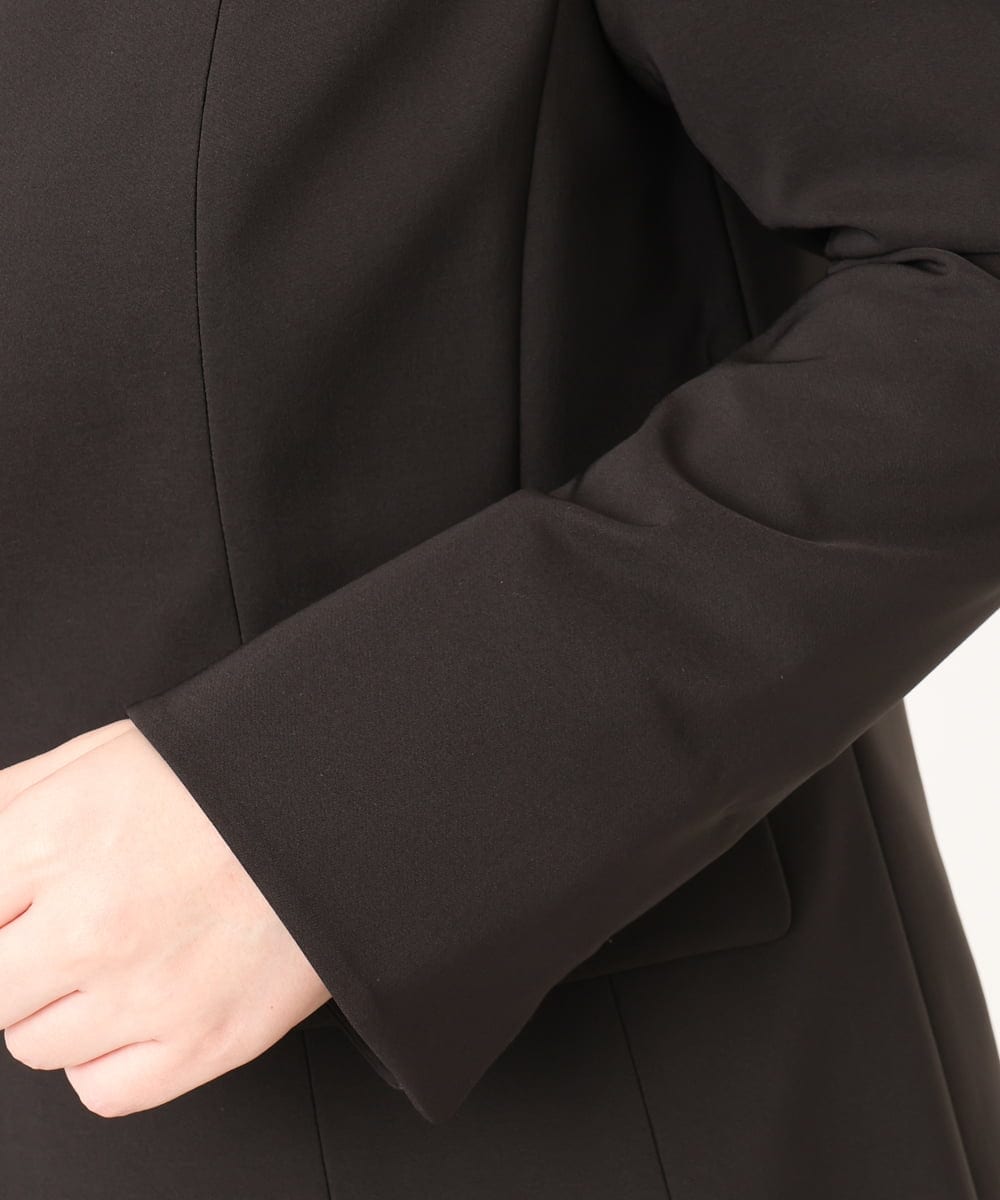 OLDDD03199 eur3(エウルキューブ) 【大きいサイズ/11号サイズあり】Wクロステーラードジャケット ブラック(94)