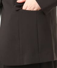 OLDDD03199 eur3(エウルキューブ) 【大きいサイズ/11号サイズあり】Wクロステーラードジャケット ブラック(94)