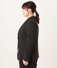 OLDDD03199 eur3(エウルキューブ) 【大きいサイズ/11号サイズあり】Wクロステーラードジャケット ブラック(94)