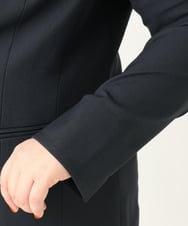 OLDEA03189 eur3(エウルキューブ) 【大きいサイズ/11号サイズあり/セットアップ対応/B-move JK】洗えるVネックジャケット ネイビー(57)