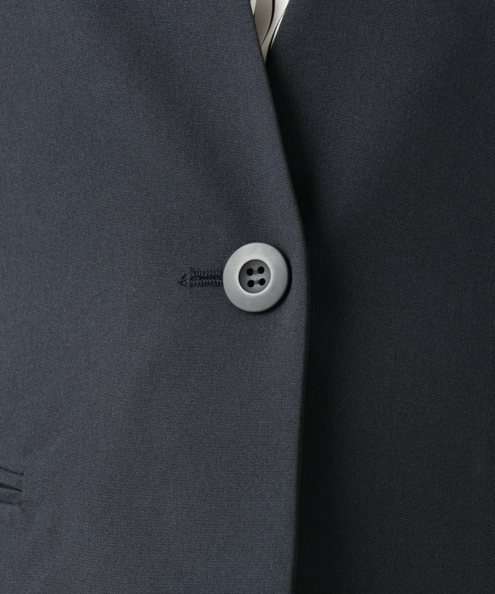 OLDEA03189 eur3(エウルキューブ) 【大きいサイズ/11号サイズあり/セットアップ対応/B-move JK】洗えるVネックジャケット ネイビー(57)