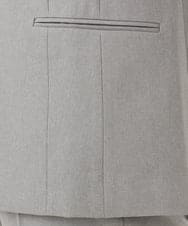 OLDED01189 eur3(エウルキューブ) 【大きいサイズ/11号サイズあり/セットアップ対応】ストレッチテーラードジャケット グレー