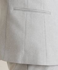 OLDFS03170 eur3(エウルキューブ) 【大きいサイズ/11号サイズあり/セットアップ対応】洗えるノーカラージャケット ライトグレー(91)