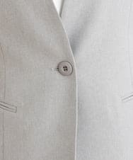 OLDFS03170 eur3(エウルキューブ) 【大きいサイズ/11号サイズあり/セットアップ対応】洗えるノーカラージャケット ライトグレー(91)