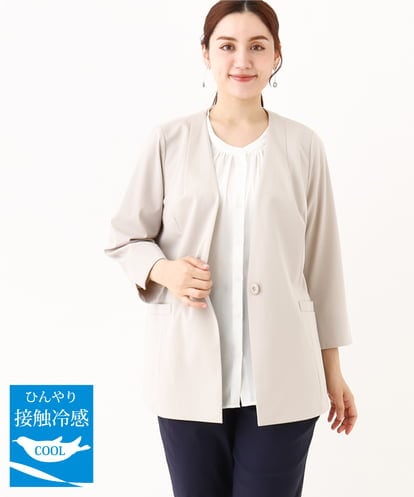 OLDHV05179 eur3 【大きいサイズ/セットアップ対応】接触冷感カノコジャケット