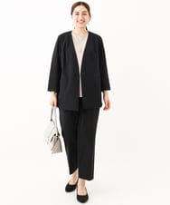 OLDHV05179 eur3(エウルキューブ) 【大きいサイズ/セットアップ対応】接触冷感カノコジャケット ブラック(94)