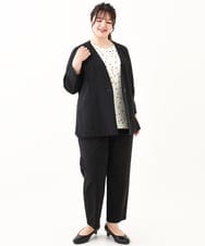 OLDHV05179 eur3(エウルキューブ) 【大きいサイズ/セットアップ対応】接触冷感カノコジャケット ブラック(94)