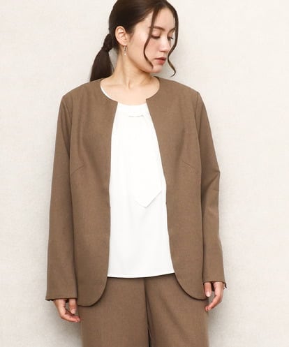 OLDKA01189 eur3 【WEB先行販売】【大きいサイズ/11号サイズあり】ソフィーツイルジャケット