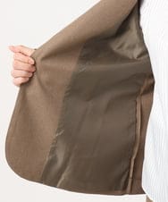 OLDKA01189 eur3(エウルキューブ) 【WEB先行販売】【大きいサイズ/11号サイズあり】ソフィーツイルジャケット モカ(84)